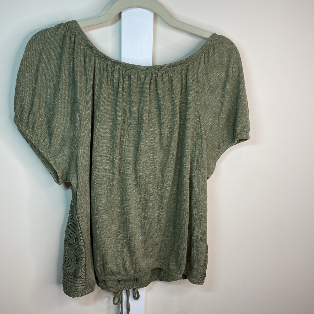 NB Green Women's Lace Top - Picture 6 of 7